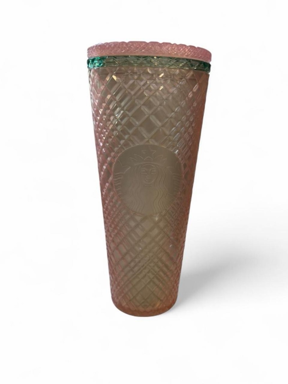 Starbucks pearl pink and greeb venti tumbler